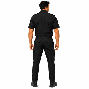 Uniforme Táctico de Verano para Guardias de Seguridad, Camisa de Trabajo de Manga Corta y Pantalones Cargo, Color Sólido, Personalizable, Venta al Por Mayor - Product Image 2