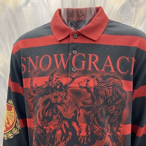 เสื้อเชิ้ตผู้ชายแขนยาวลายทาง คอปกพับได้ ทรงปกติ ผลิตจากโพลีเอสเตอร์ ยี่ห้อ Snowgrace เหมาะสำหรับทุกฤดูกาล - Product Image 4