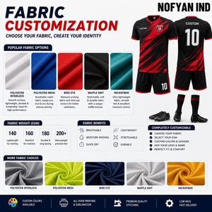 Fabricant en gros d'uniformes de football, conception personnalisée de maillots et shorts de football, vêtements d'équipe à marque privée, polyester respirant sur mesure - Product Image 5