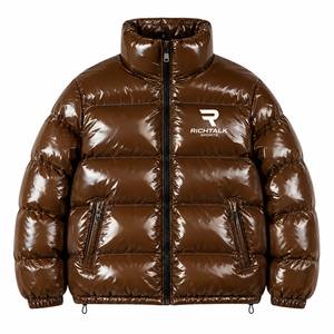 Latest Style 2026 Winter Warm Custom Made Men Hooded Bubble Jacket Best Selling Eco-Friendly Breathable Lightweight Front <b>Quick</b> - Product Image 1