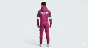 Ensemble de survêtement évasé pour homme, en coton épais 100% uni, avec logo personnalisé, pantalon évasé et sweat à capuche, toutes tailles, faible MOQ - Product Image 2