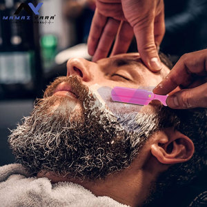 Navaja de Afeitar Plegable de Acero Inoxidable para Hombre, Herramienta de Afeitado Facial de Borde Recto - Product Image 3