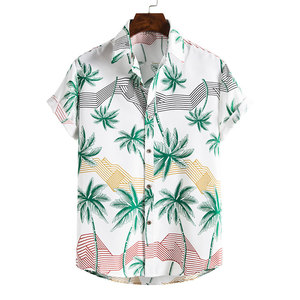 เสื้อเชิ้ตชายลายทาง คอปกพับได้ ระบายอากาศดี ผ้าโพลีเอสเตอร์ 100% ป้องกันรอยยับ สไตล์สตรีท แขนสั้น สำหรับฤดูร้อน รุ่นใหม่ล่าสุด ปี 2026 - Product Image 3