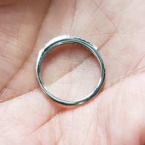 0.11 CT Lab Grown Diamond Gold Band <b>Ring</b> for Women | IGI Certified Minimalist Wedding Anniversary Stackable Bridal Jewelry - Product Image 6