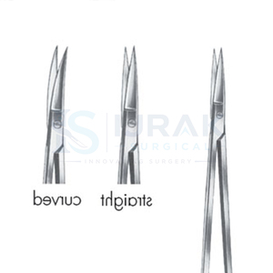 Tijeras Quirúrgicas Manuales de Acero Inoxidable, Rectas y Curvas, Clase I, Certificación CE, Instrumentos Quirúrgicos Básicos para Primeros Auxilios - Product Image 2