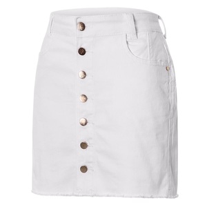 Custom Women Summer A-Line Knee-Length Eco-Friendly Casual High Waist Slim Denim Skirt Beach Club Leisure Dailywear - Product Image 2