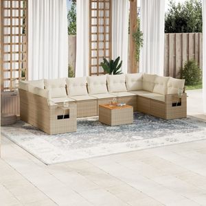 Conjunto de Sofás de Jardín Color Beige - Product Image 1