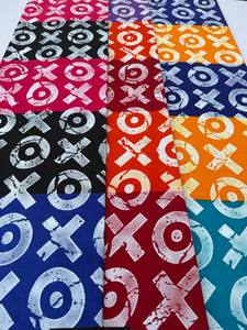 Tissu en coton ciré africain Siyara Leone avec des motifs bicolores populaires, idéal pour la couture de vêtements, l'artisanat et les projets de courtepointe - Product Image 4