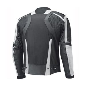 New Black and Grey Motorbike <b>Motorcycle</b> PU Leather <b>Jacket</b> Plus Size Patchwork Waterproof Breathable Sportswear <b>For</b> Bikers - Product Image 2