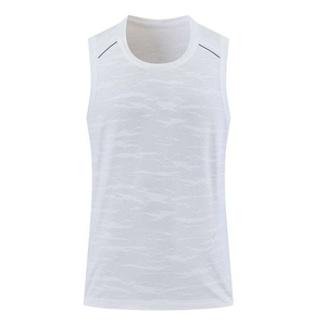 Débardeur Homme 100% Coton à Capuche avec Logo Frontal Séchage Rapide Personnalisable Course Entraînement Décontracté Sportif Gym Fitness Sans Manches - Product Image 6