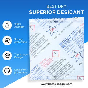 El Mejor Desecante Seco Superior de 5g, Absorbe el 300% de la Humedad, Libre de DMF, Antimoho, Diseño de Triple Capa para Electrónicos, Alimentos y Armarios - Product Image 3