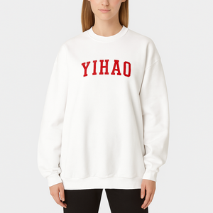 Sweat-shirt oversize à col montant pour femme, imprimé lettres Tennessee TN, en mélange de coton tricoté, pour l'automne, personnalisable avec votre propre logo - Product Image 3