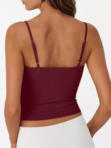 Haut côtelé pour femmes, sans manches, à bretelles spaghetti, doux, extensible, léger, respirant, décontracté, pour l'été - Product Image 5