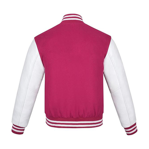 Technical Shell Varsity <b>Jacket</b> <b>Men</b> Eco-Friendly Breathable Winter Stand Collar Polyester/Cotton Blend Water Resistant <b>Baseball</b> - Product Image 2