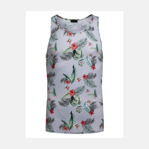 Camiseta sin mangas de sublimación ligera para hombre, de alta calidad, transpirable, antipilling, de baja tendencia, personalizada, de moda. - Product Image 3