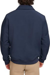 Blouson Bomber Sportif Bleu Uni Fin en Nylon/Polyester Coupe-Vent Écologique Résistant à l'Eau pour Moto – Meilleure Vente Automne - Product Image 5