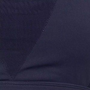 Sujetador Deportivo Azul Marino para Mujer, Top Deportivo con Soporte para Entrenamiento, Estilo Deportivo de Color Sólido - Product Image 6