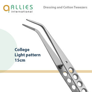 Pince à tissus de haute qualité 1x2 à dents, instrument chirurgical manuel pour coton et pansements - Product Image 6