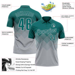 Camiseta Polo Deportiva Personalizada, Sublimación Completa, Poliéster, Fabricante de Ropa Deportiva, Proveedor, Marca Privada, Logotipo Personalizado al por Mayor, Exportación - Product Image 3