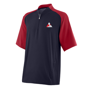 Baseball Cage <b>Jacket</b> Quick Dry Stretch Fabric Casual <b>Summer</b> Solid Color Half Zip <b>Men's</b> <b>Jackets</b> For Sale - Product Image 4