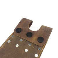 Sacoche en cuir faite à la main pour tir à l'arc et chasse, support dorsal durable avec sangle réglable et compartiment de rangement