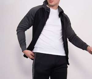 Nouvel ensemble de survêtement coupe-vent d'hiver tendance, 2 pièces, en coton, à manches longues, pour hommes, OEM 2026 - Product Image 6