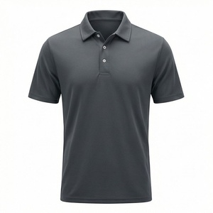 Chemises polo respirantes pour hommes, grandes tailles, en coton et polyester, jersey, dernier design, motif uni, vêtements de sport, t-shirt - Product Image 1