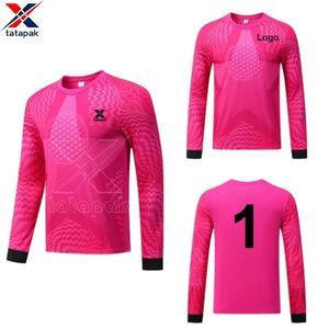 Cheap Customized High Quality Heat-<b>Transfer</b> Printing Quick Dry Football Goalie Uniforms Sports Wear Pink Shirt Polyester - Product Image 1