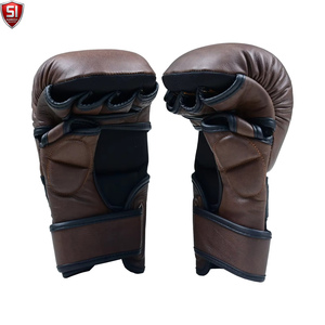 Gants de sparring en cuir personnalisés pour la MMA, respirants, antidérapants, légers, unisexes, de haute qualité pour la boxe et le Muay Thai - Product Image 2