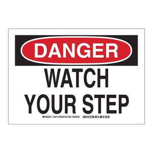 Panneau d'avertissement de danger de glissement intérieur/extérieur 7x10 pouces - Attention, gardez les pieds bien au chaud ! - Product Image 2
