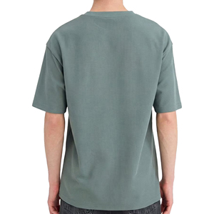 Camiseta de algodón de corte holgado para hombre, de peso pesado, lisa, para impresión personalizada, fabricante de ropa OEM ODM, proveedor mayorista, camisetas holgadas premium - Product Image 4