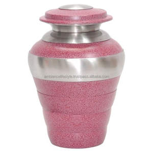 Urna de cremación de latón macizo superventas, jarrón de entierro decorativo grabado para adultos modernos, ambiente de Color personalizado - Product Image 3