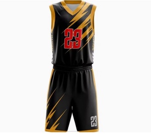 Camiseta de Baloncesto Bordada, Uniforme Cosido Personalizable con Logotipo, Conjunto de Pantalones Cortos Elásticos Ajustados - Product Image 6