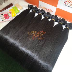 Extensiones de Cabello Humano Vietnamita Liso, Trama de Hueso Crudo, Cutícula Alineada, Super Doble Dibujado, Sedoso - Product Image 5