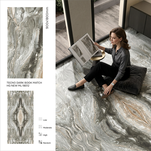 Carreaux en porcelaine émaillée Royal Onyx Verde 900x1800mm 12mm d'épaisseur, finition mate, antidérapants, résistants aux acides, pour murs et sols décoratifs - Product Image 6
