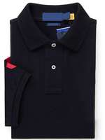 Chemise d'été à manches longues pour homme avec grand logo RL brodé, en tissu tricoté anti-plis et motif imprimé