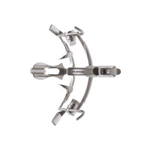 Retractor de mordaza bucal de acero inoxidable Dingman, instrumento quirúrgico duradero ranurado para procedimientos orales y maxilofaciales - Product Image 2