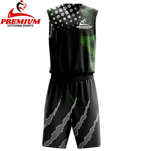 Uniformes de Baloncesto Reversibles para Adultos y Jóvenes, Precio Bajo, Ropa Deportiva Personalizada, Transpirable, 100% Poliéster, Pantalones Cortos y Chaleco de Baloncesto - Product Image 6