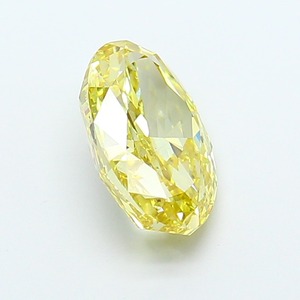 Diamant Jaune Fantaisie Taille Ovale 2,51 Carats, Polissage Excellent, Clarté VS2, Pierre Précieuse Brillante Cultivée en Laboratoire, Matériau pour la Fabrication de Bijoux - Product Image 4