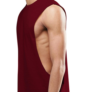 Débardeurs de sport pour hommes, style urbain, tricotés, respirants, à séchage rapide, écologiques, personnalisables, en gros, avec livraison directe - Product Image 4
