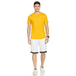 Pantalones Cortos Casuales para Hombre, Cintura Media, con Logotipo Personalizable, Ecológicos, Transpirables, de Algodón, Fabricados en Fábrica, Diseño Sólido - Product Image 6