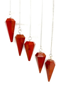 Con lắc Jasper Đỏ được đánh bóng đẹp mắt để chữa bệnh Chakra gốc, kết nối tình yêu, cân bằng cảm xúc và hiển thị phòng - Product Image 2