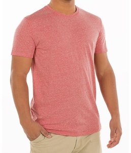 T-shirts pour hommes en coton et fibre de bambou, prix de gros, manches courtes, col rond, séchage rapide, respirant, vêtements d'été, couleur unie, tricoté - Product Image 2