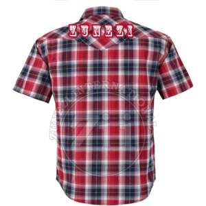 Camisas de Franela a Cuadros, Chaqueta Gruesa de Forro Polar, Chaqueta de Algodón con Forro Acolchado de Manga Corta, Chaqueta de Algodón con Forro Polar Rojo para Hombre - Product Image 2