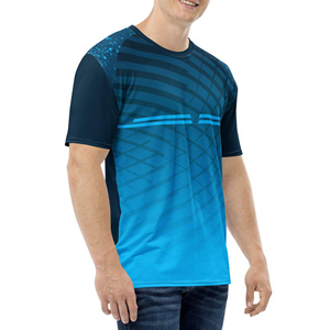Camiseta de Manga Corta para Hombre, de Secado Rápido, con Estampado Tie-Dye, Corte Ajustado, Cuello Redondo, Estilo Casual - Product Image 5