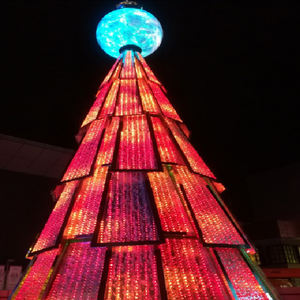 İngiltere'de p3.91 açık bina aydınlatması duvar LED ekran 3D şeffaf programlanabilir LED ekran açık - Product Image 3