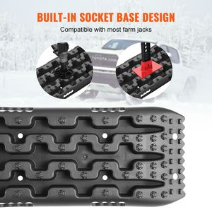 Tavole di Trazione in PP da 10 TON per Recupero Veicoli/Auto/Pickup/SUV/Camper, Tappetini per Pneumatici, Coppia di Rampe e Scale - Product Image 4