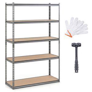Heavy Duty 5-Tier <b>Garage</b> Shelving Unit with 2200 LBS Load Capacity Boltless Storage <b>Rack</b> - Product Image 1