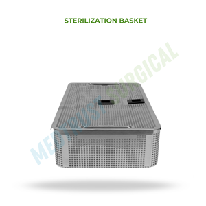Mini Sterilization <b>Basket</b> With Lid Stainless Steel Surgical Instrument Tray Medical Autoclave Storage <b>Basket</b> - Product Image 4