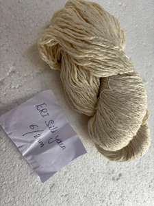 Natural Eri Silk <b>Yarn</b> for Hand Knitting & Weaving Soft Sustainable Spun Silk <b>Yarn</b> - Product Image 3